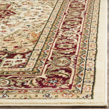 Raghul Oriental Ivory/Red area rug