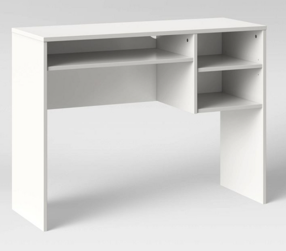 Student Writing Desk with Storage, assembled, scratch & dent