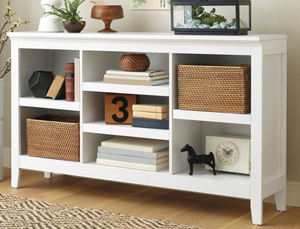 32" Carson Horizontal Bookcase with Adjustable Shelves,  scratch & dent, fully assembled
