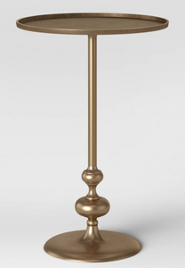 Accent Table Brass -