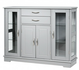 Buffet Server Storage Cabinet, small scratch & dent back/top