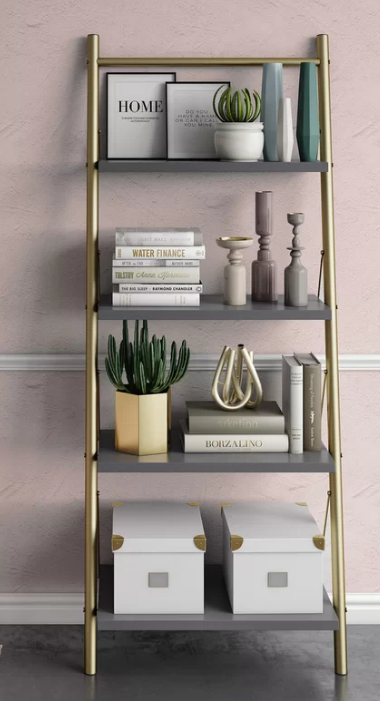 Nova Metal Ladder Bookcase