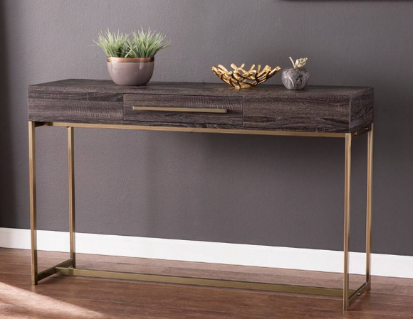 Akmonton Long Console Table w/ Storage