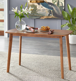 Napster, solid wood,  Modern Rectangular Dining Table Walnut Finish