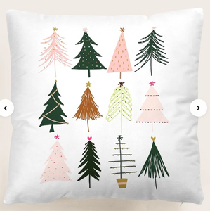 Christmas Pillow, nine trees