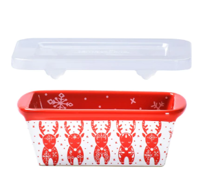 Temp-tations Set of 43Holiday Loaf Pans with Gift Boxes