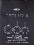 Curtis Stone Dura-Pan 3-Piece Frypan Set