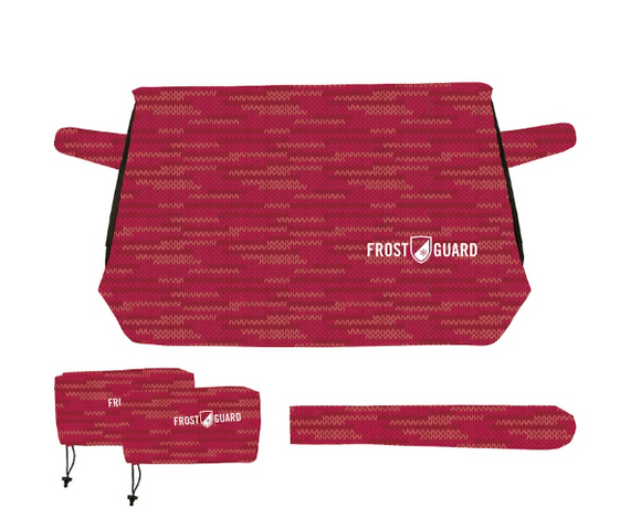 FrostGuard Deluxe with Two Security Panels and Mirror Covers, red