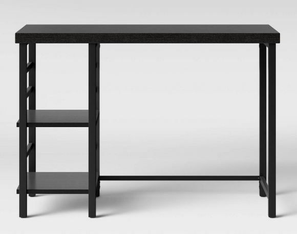 Adjustable Storage Desk Black, scratch & dent, assembled