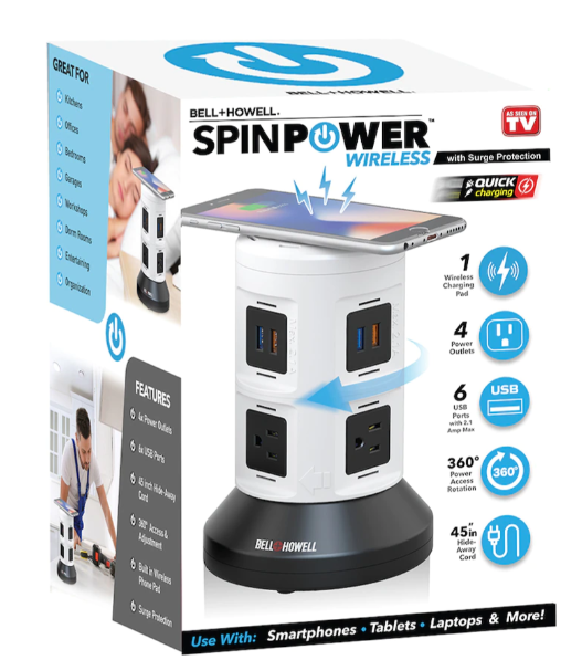 Bell + Howell Spin Power Wireless
