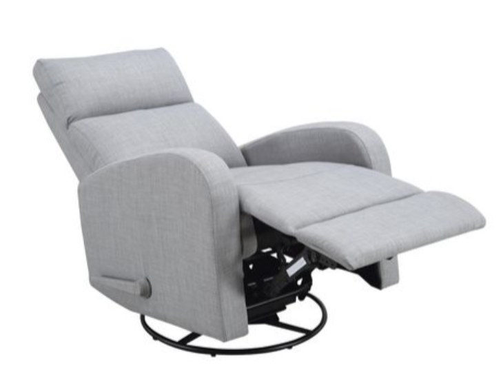 Swivel Glider Recliner, mark in fabric