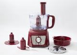 Curtis Stone 8-Cup Food Processor, Red