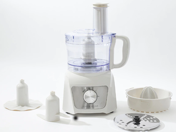 Curtis Stone 8-Cup Food Processor - WHITE