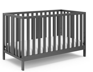 Pacific 4-in-1 Convertible Crib, assembled, mattress sold seperate