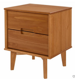 Pine Modern Wood Nightstand