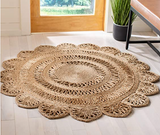 Safavieh Natural Fiber Collection NFB253A Hand-Woven Jute Area Rug