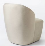 Pasadena Swivel Accent Chair, linen, cream / beige