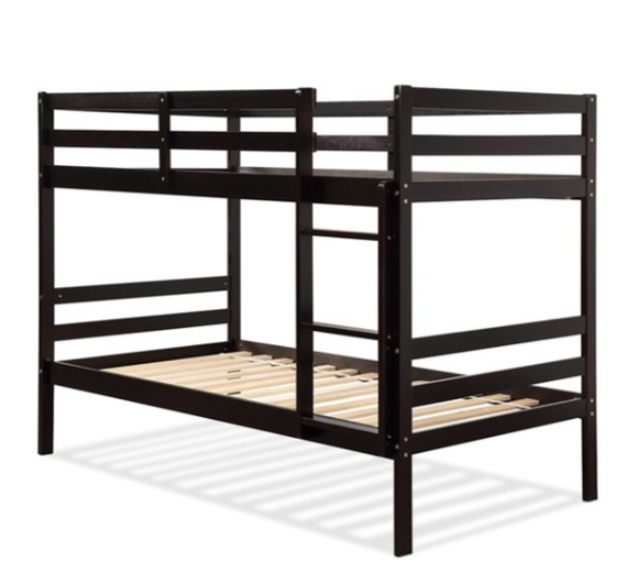 Espresso Twin Over Twin Bunk Bed