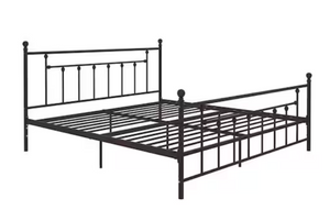 DHP Manila King Metal Bed in Bronze