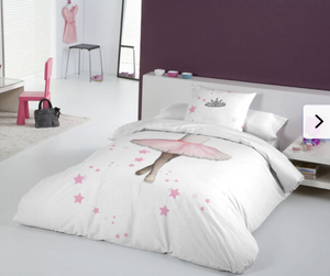 Gouchee Design - Ballerina Digital Print Twin Duvet Cover Set