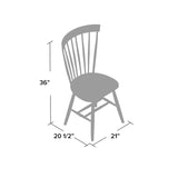 windsor side chair spindle dining - scratch & dent