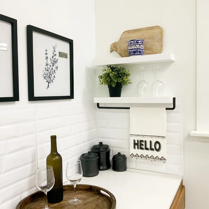 Sunny Side Floating Shelf set. 2 x 20`` x 5.5``