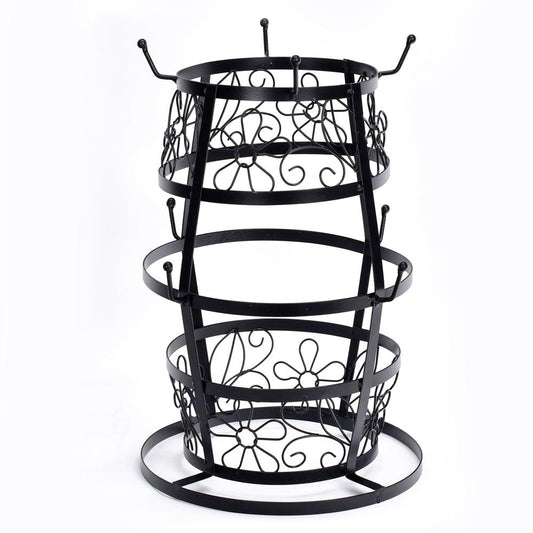 TEMP-TATIONS Metal Mug Tree Rack