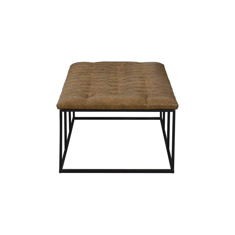 Thrapst Faux Leather Bench