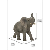 Trunk Up Elephant Statue