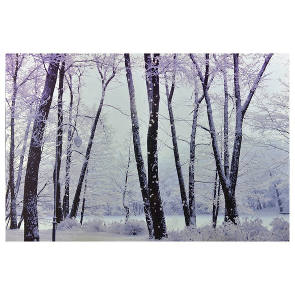 CANVAS 16″X12″ 30 FIBERS SNOWY FOREST