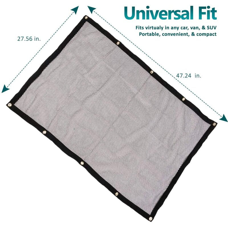 Zone Tech Pet Car Net Barrier – Universal Mesh