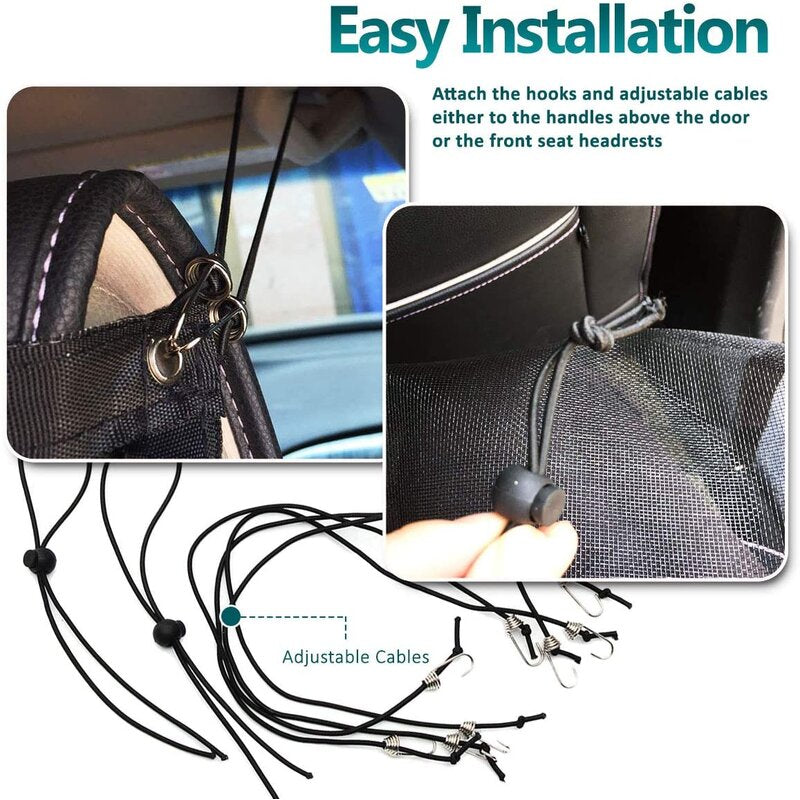 Zone Tech Pet Car Net Barrier – Universal Mesh