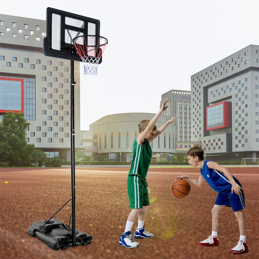 Height Adjustable Portable Shatterproof Backboard Basketball Hoop, 1 box unassembled