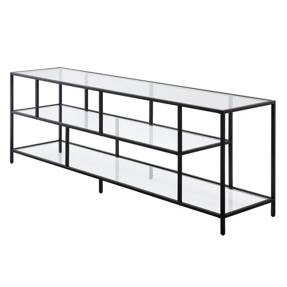 Wootton Tv Stand, Black/Glass, up to 85`` TV