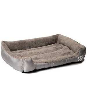 XXL Pet Bed, Brown/Grey 39`` x 28``