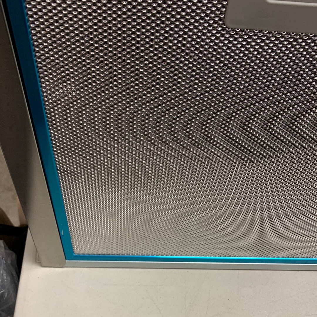 30" 350 CFM Convertible Under Cabinet Range Hood, stainless, very small dent in grates