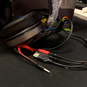 game headset Letour usb or 3.5mm,  jack - grey