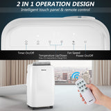 1,2000 BTU Portable Air Conditioner Multifunctional Air Cooler with Remote