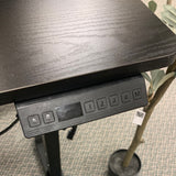 55``Electric Height Adjustable Desk, assembled, Black,  30.5in-47.2in