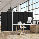 6-Panel Room Divider Folding Privacy Screen - HW65775BK