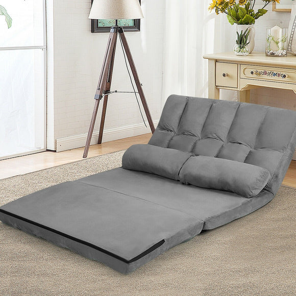 Foldable Floor 6-Position Adjustable Lounge Couch, SPECIAL