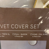Duvet cover set full/queen
