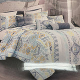 7 Piece Bedding Comforter Sets, Queen size