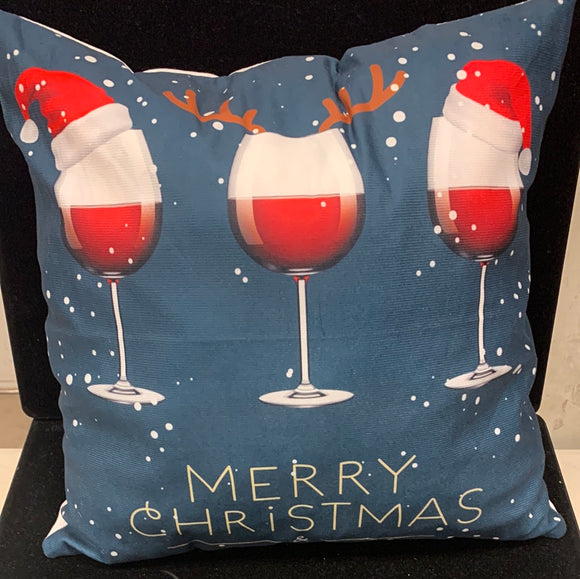 Merry Christmas, Wine Glasses