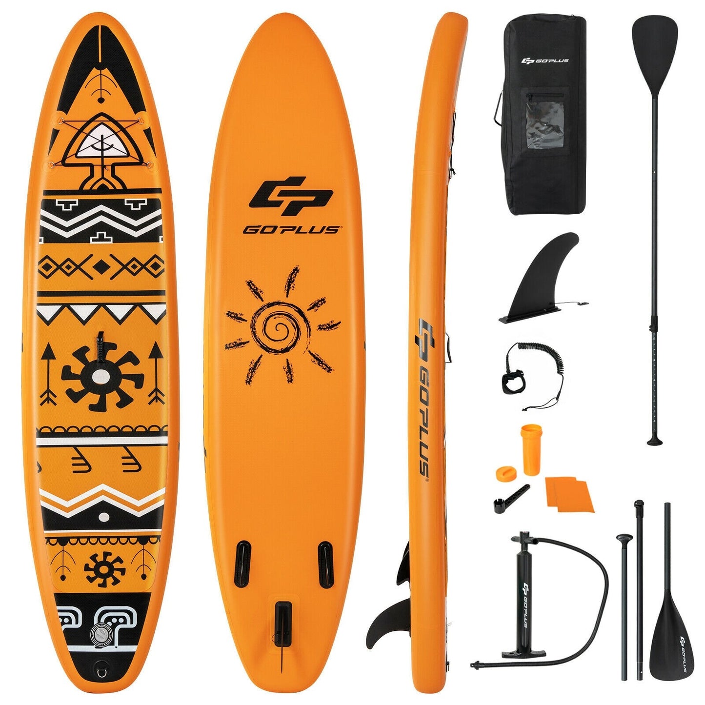 Inflatable Stand Up Paddle Board with Backpack Aluminum Paddle Pump