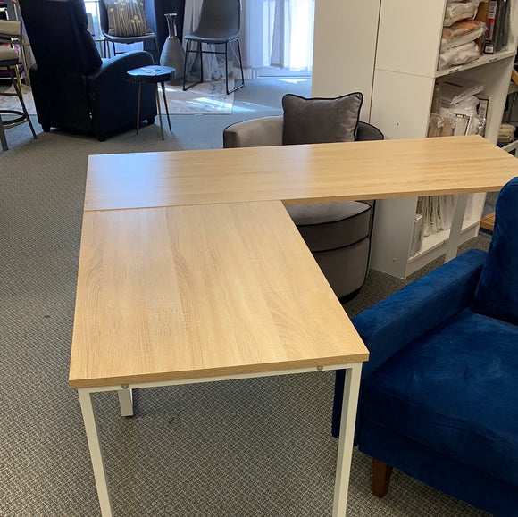 Rosenblatt reversable L-shape credenza desk - assembled