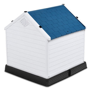 Plastic Waterproof Ventilate Pet House, for small / med dogs, fully assembled