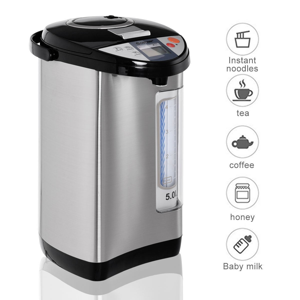 5-liter Electric LCD Water Boiler and Warmer